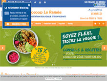 Tablet Screenshot of biocoop-laramee.com
